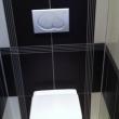 Závěsné WC Geberit, tlačítko Samba bílá, mísa Jika Lyra Plus 52cm.